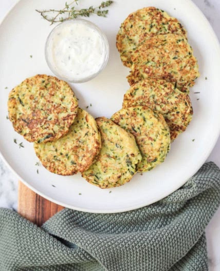 Zucchini Cheesy Fritters