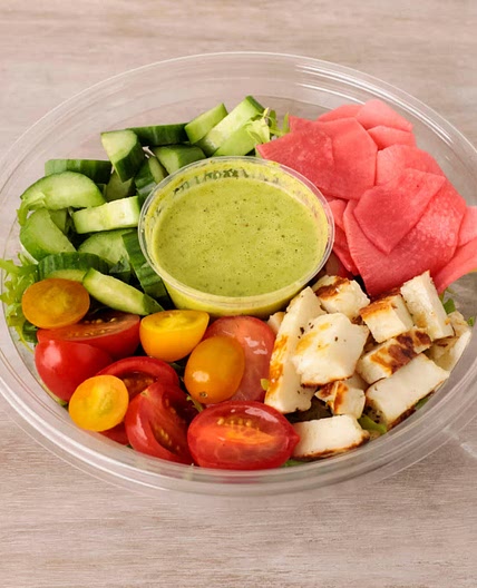 Bi-Rite’s Lentil Halloumi Salad with Mint Vinaigrette