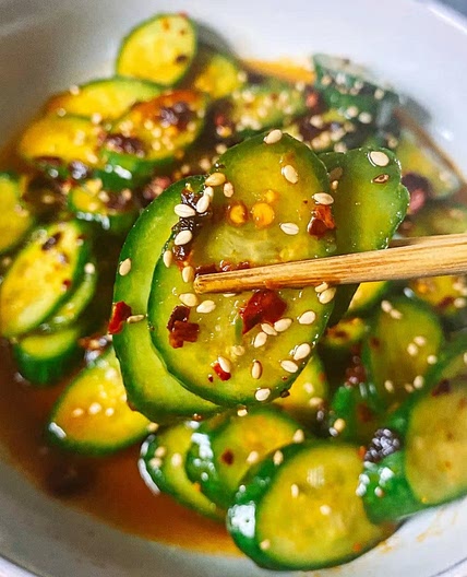Crunchy Asian Cucumber Salad