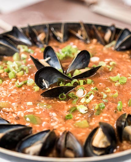 Paella aux grillades