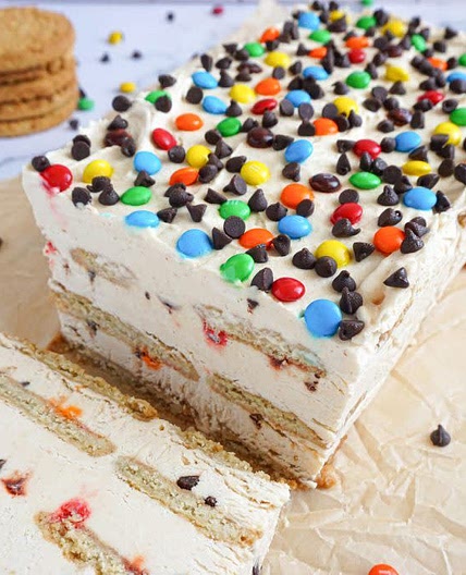 Monster Cookie Icebox Cake