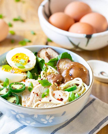 Slow Cooker Chicken Ramen Noodles