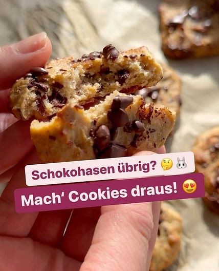 Kichererbsen-Schokoladen Cookies