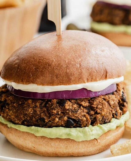 Sweet Potato Black Bean Burgers