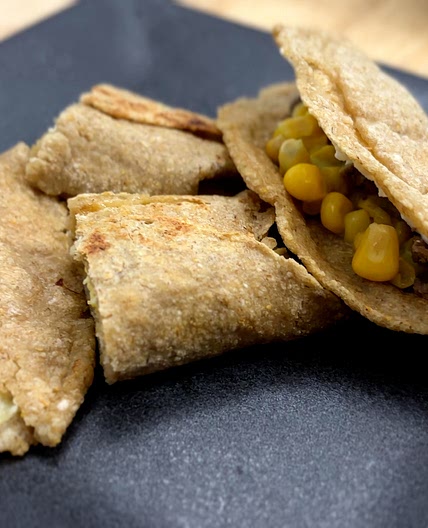 Healthy and Easy Two-Ingredient Oat Tortillas - Gluten Free