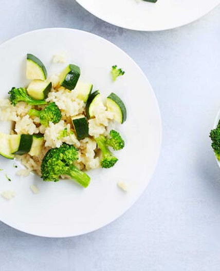 Risotto brocolis sans beurre