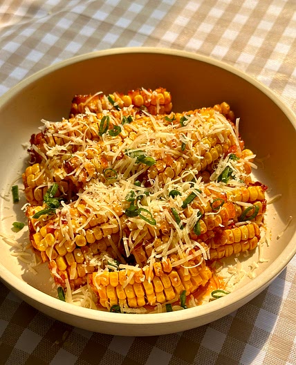 Sweet and Spicy Gochujang Butter Corn Ribs