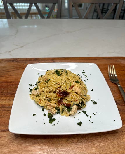 Tuscan Chicken Orzo