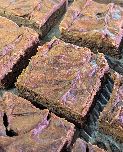 Double Pumpkin Brownies