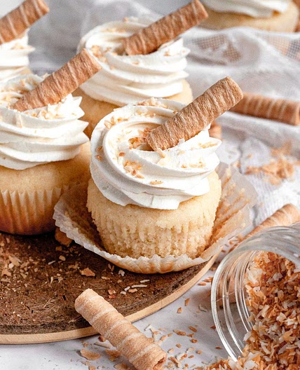 Gluten-Free Coconut Cupcakes (Dairy-Free)
