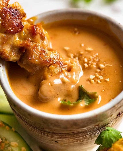 Thai Chicken Satay with Peanut Sauce