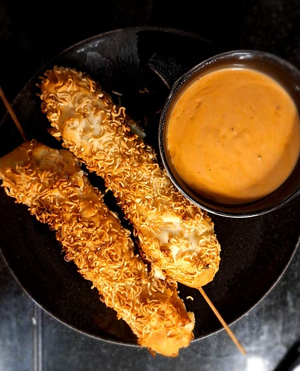 Baked korean corndogs (wip)