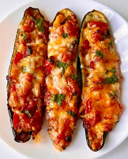 Easy Cheesy Zucchini Boats 