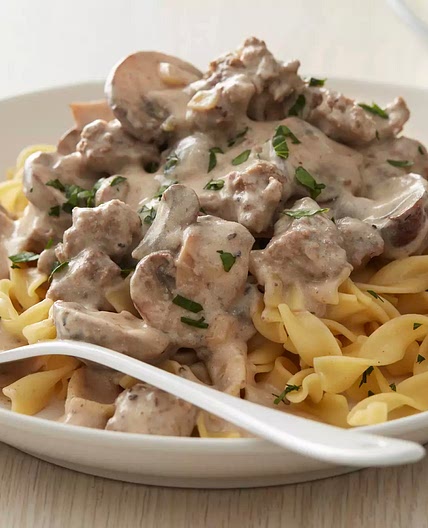 Ground Beef Stroganoff