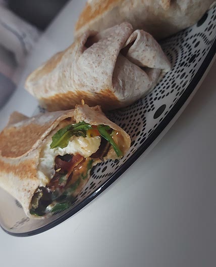 Grillgemüse Halloumi-Wraps