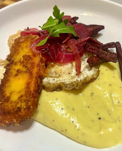 Mangu Con Los Tres Golpes Gourmet Recipe