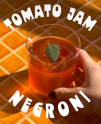 Tomato Jam Negroni