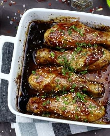 Kurinye noschki v souse teryaki