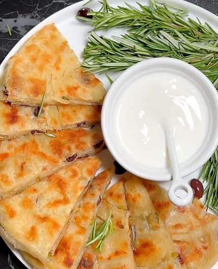 Pancake cinesi alle olive