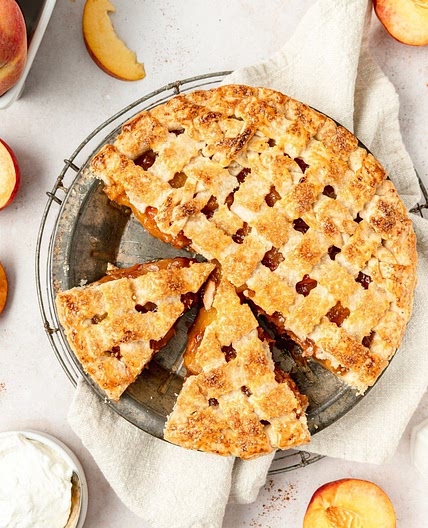 Bourbon Peach Pie