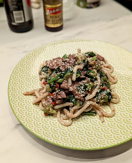 Nouilles au boeuf épices (Wagamama)