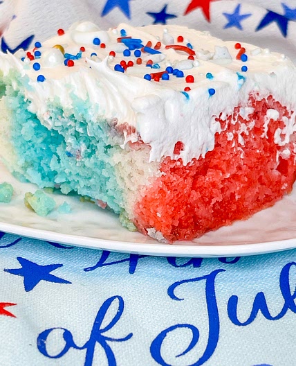 Patriotic Poke Cake