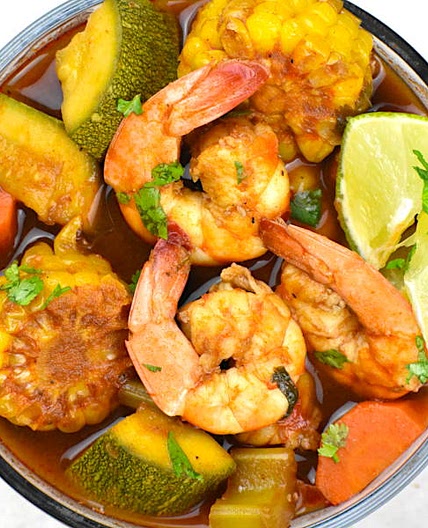 Caldo De Camaron (Mexican Shrimp Soup)