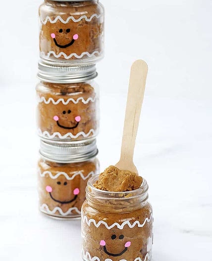 Edible Gingerbread Cookie Dough