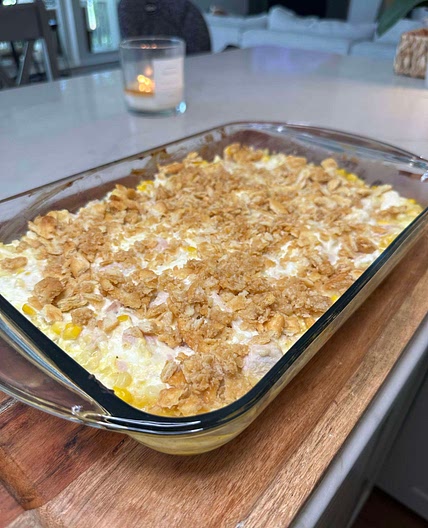 Creamy Chicken and Corn Casserole 