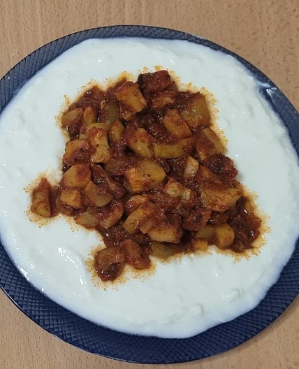 Roast Zuccini with Yoghurt