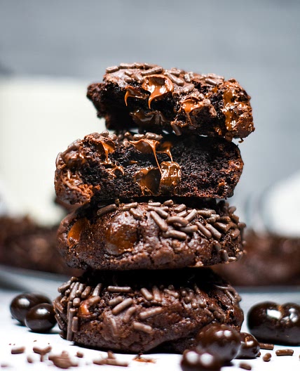 Buzzy Dark Chocolate Espresso Cookies