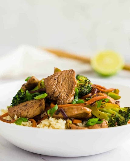 Keto Chicken Stir Fry