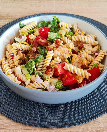 BBQ Chicken Ranch Pasta Salad