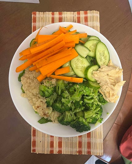 Quinoa Broccoli Bowl 🥦🥒🥑