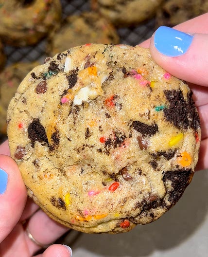 Double Chocolate Oreo Sprinkle Cookies