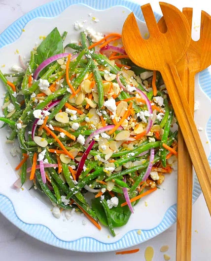 Low Carb Green Bean Salad with Feta