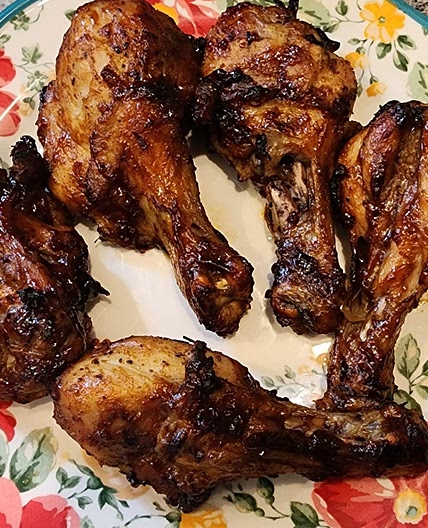 Air Fryer Barbecue Chicken Drumsticks