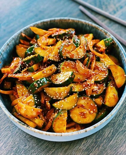 Korean Komkommer Salade 🥒