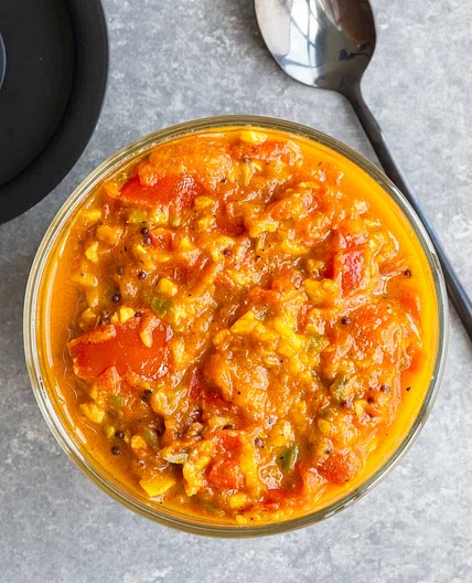 Antioxidant-Loaded Tomato Chutney (Easy with Step by Step Photos)