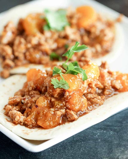 Orange Chicken Wraps
