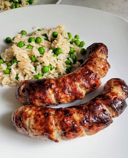 Air Fryer Honey Garlic Sausages