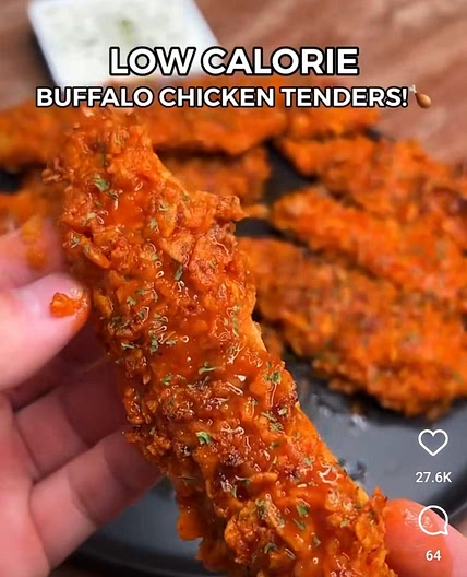 Low Calorie Buffalo Chicken Tenders
