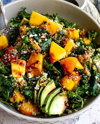 Peach Salad With Feta