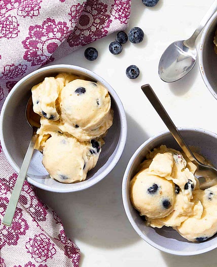 Lemon-Blueberry Nice Cream
