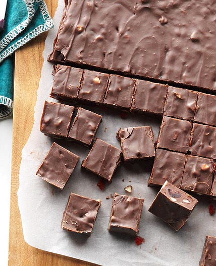 Almond Cherry Fudge