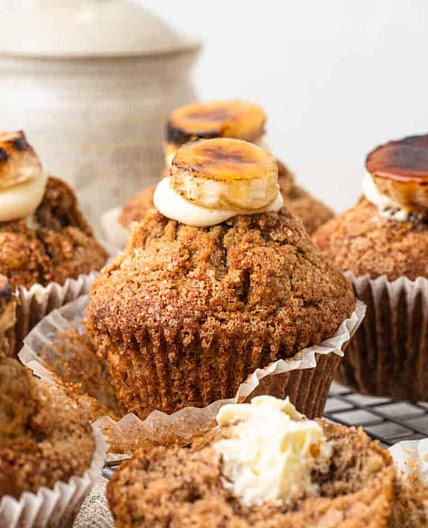 Muffins de Banana e Canela