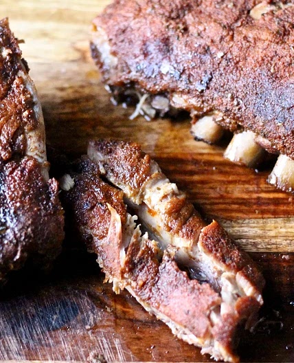 Dry-Rubbed Slow Cooker Ribs