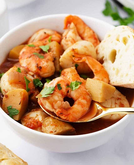 Slow Cooker Seafood Stew