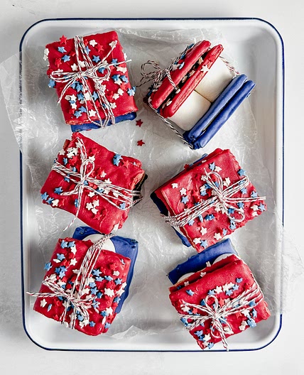 Red White and Blue S'mores