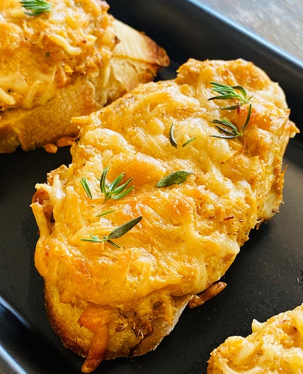 Parmesan Crab Toast